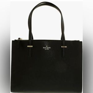 Kate Spade leather small Jensen tote bag with box and dust bag.